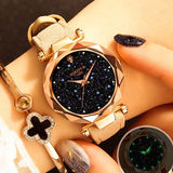 Women Bracelet Watch 2019 Casual Fashion Quartz Ladies Wrist Watch Starry Sky Magnetic Stardust Watches Female Clock reloj mujer