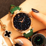 Women Bracelet Watch 2019 Casual Fashion Quartz Ladies Wrist Watch Starry Sky Magnetic Stardust Watches Female Clock reloj mujer