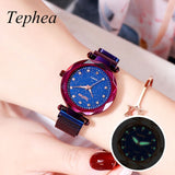 Women Bracelet Watch 2019 Casual Fashion Quartz Ladies Wrist Watch Starry Sky Magnetic Stardust Watches Female Clock reloj mujer