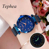 Women Bracelet Watch 2019 Casual Fashion Quartz Ladies Wrist Watch Starry Sky Magnetic Stardust Watches Female Clock reloj mujer