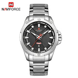 NAVIFORCE Military Fashion Gold Watch Men Luxury Quartz Wristwatch Sport Casual Clock Wateproof Watches Relogio Masculino 2019