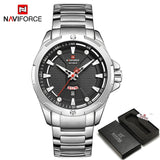 NAVIFORCE Military Fashion Gold Watch Men Luxury Quartz Wristwatch Sport Casual Clock Wateproof Watches Relogio Masculino 2019