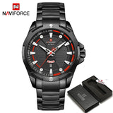 NAVIFORCE Military Fashion Gold Watch Men Luxury Quartz Wristwatch Sport Casual Clock Wateproof Watches Relogio Masculino 2019