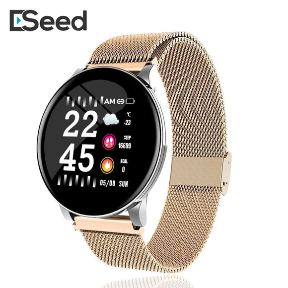 ESEED W8 women Smart watch IP67 watherproof heart rate Weather Forecast smartwatch for samsung huawei watch PK Active Gear watch