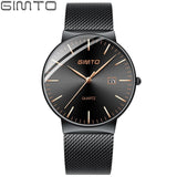 GIMTO Brand Rose Gold Quartz Women Watches Luxury Steel Clock Bracelet Ladies Calendar Wrist Watches Female Sport Relogio Reloj