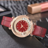 Vansvar Brand Leather Hot Sale strap Style Quartz Women Watch Top Brand Watches Fashion Casual Fashion Wrist Watch Relojes 533