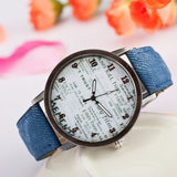 Hot 2019 New Fashion Watches Women Men Watch Leather Gazette Quartz Wristwatch Female Male Clocks Relogio Feminino Drop Shipping